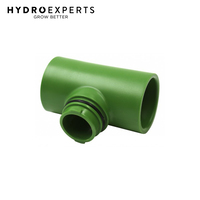 FloraFlex Flora Pipe Tee - 19MM | Pipe Fitting | For 1" or 3/4" PVC Pipe