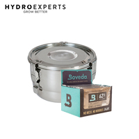 CVault Boveda Humidity Controlled Storage Combo - 4L | 12 x 67g 62% Boveda