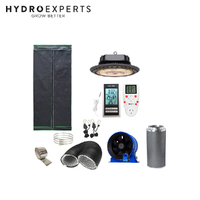 Hydro Experts Ultimate Package - 120x120x230CM | UFO 500W LED | 6" Fan/Filter