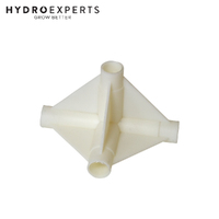 PVC Cross Elbow 16MM - 4 Way Connector | Tent Spare Parts