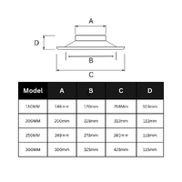 Round Ceiling Circular Air Diffuser - White | [Flange Size: 300MM (12