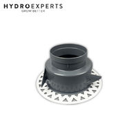 Round Ceiling Frameless White Air Diffuser - 150MM (6“ Inch) | Paintable Air Vent