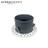 Round Ceiling Frameless White Air Diffuser - 200MM (8“ Inch) | Paintable Air Vent