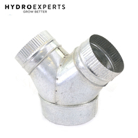 Non-Insulated Y Duct 3 Way Connector - 150MM (6