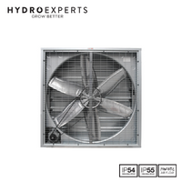 Fantech High Volume Galvanised Steel Wall Fan - HVD080 | 800MM | 3 Phase | w/ Backdraft Dampers