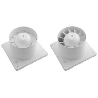 Fantech EDM Wall Mounted Fan with Backdraft Shutter - [Flange Size: 300MM (12