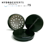 Hydro Experts Aluminum Herb Grinder - Black | 3 Piece