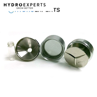 Hydro Experts Herb Grinder with Pollen Catchment - 4 Piece