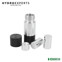 Kannastor Pollen Hash Press - 14MM | Aluminum Construction | Anodized Black Top (SK-PPZ-14)