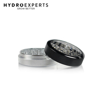 Kannastor 2 Piece Clear Top Herb Grinder - [Size: 64MM]