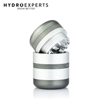 Kannastor GR8TR V2 Solid Body 56MM Herb Grinder - [Colour: Matte Silver]