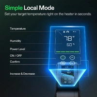 Vivosun AeroFlux W70 Grow Tent Heater - 700W | VPD Control | App Smart Heater