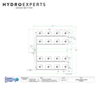 Current Culture H2O - Under Current Double Barrel UCDB16XL | DWC System | Complete Hydroponics