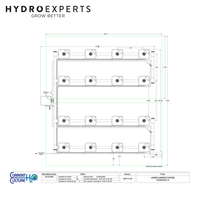 Current Culture H2O - Under Current Double Barrel UCDB16XXL13 | DWC System | Complete Hydroponics