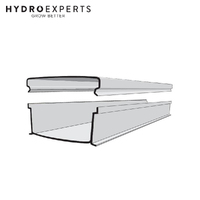 Sure Grow SG70 NFT System with Channel & Lid - 150MM X 70MM | 3M Length