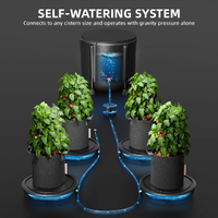 Spider Farmer 4 Pot Self Watering System Kits | Wicking System | 50L Reservoir
