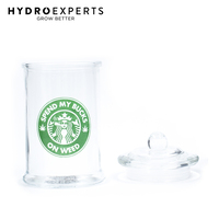 Stash Jar Spend My Bucks - 370ML | Clear Glass Jar | Herb Storage