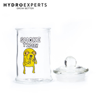 Stash Jar Smoke Time Jake - 150ML | Clear Glass Jar | Herb Storage