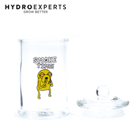 Stash Jar Smoke Time Jake - 370ML | Clear Glass Jar | Herb Storage