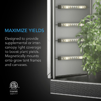 AC Infinity Supplemental LED Grow Light Bars Ionbeam S11 4-Bar Kit - 4 x 7.5W | IP65 | 28CM