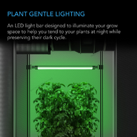 AC Infinity Ionbeam Green LED Work Light - 12W | 40CM | w/ Dimmable Controller