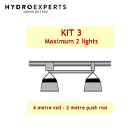 Jupiter II Light Mover Kit 3: Suitable for 2 Light w/ 4 Meters Rail & Motor Unit