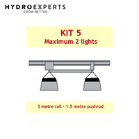 Jupiter II Light Mover Kit 5: Suit 2 Lights w/ 3 Meters Rail & Push-Rod & Motor Unit