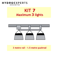 Jupiter II Light Mover Kit 7: Suit 3 Lights with 3 Meters Rail & Push-Rod & Motor Unit