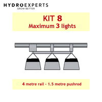 Jupiter II Light Mover Kit 8: Suit 3 Lights with 4 Meters Rail & Push-Rod & Motor Unit