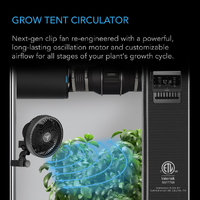AC Infinity Cloudray S6 EC Clip Fan  – 150MM | 325 CFM | 10-Speed | IP54