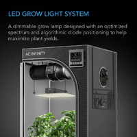 AC Infinity LED Grow Light - Ionboard S22 | 100W | 2.7 umol/J | Dimmable | IP65