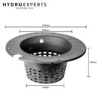 Nutrifield Mesh Pot - 15L Pro Pot & 27L Feeder Ring [Size: 200MM (8