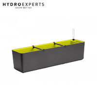 Plastia Berberis 80 Self-Watering Planter - Grey & Green