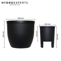 Autopot Smart Okid Pot - [Colour: Black]
