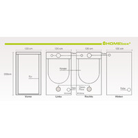 Homebox Ambient Grow Tent - AQ120+ | 1.2M x 1.2M x 2.2M