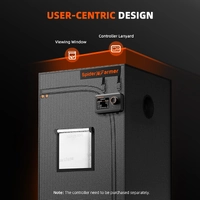 Spider Farmer Indoor Grow Tent - 70 x 70 x 160CM | 1680D | SBS Zippers