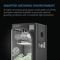 AC Infinity Cloudlab 722 Indoor Advance Grow Tent - 60 x 60 x 182CM | 2000D Mylar 