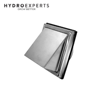 Fantech Square 304 Stainless Steel External Hood Vent - BAL-40 Rated - [Flange Size: 150MM (6