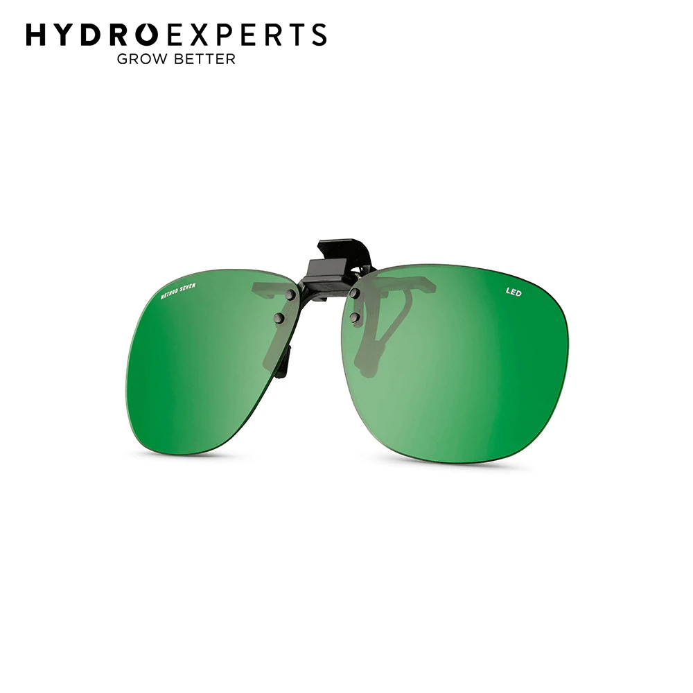 Method Seven Grow Room Light Protection Glasses Aviator LED ClipOn