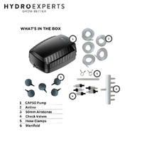 PondMAX CAP50 Air Pump Kit - 30 L/Min | 16W | 0.03 MPa | 5 x Air Stone