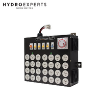 Hortitek LMU - 24 Outlet + 4 Live | 12 On/12 Off or 24 On Max | 80A | 1 Phase