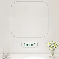 Gpyrock Frameless Access Rounded Corner Panel Board - 400 x 400MM | Upward Lifting