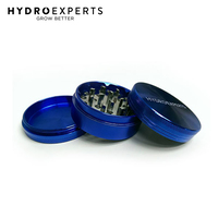 Hydro Experts Aluminum Herb Grinder - Blue | 3 Piece