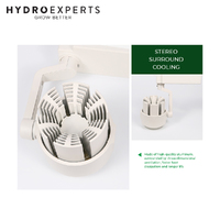 30W LED Grow Light - White [Option: 1 Head + 1M Track]