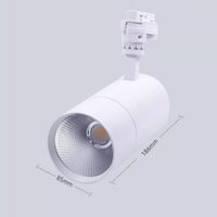 30W LED Grow Light - White [Option: 2 Head + 1M Track]