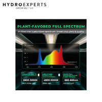 Mars Hydro LED Grow Light FC-E1500 - 150W | Detachable | 2.8 umol/J | IP65