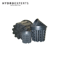 Anti-Root Spiral Super Ercole Round Garden Black Pot - 3.5L [Number of Pots: 1]