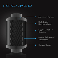 AC Infinity Inline Duct Silencer - 200MM (8