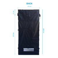 Hydroponics Grow Tent - 91CM x 91CM x (213CM - 244CM) | Height Adjustable