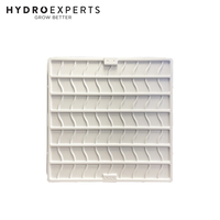 Stealth Flood Tray - 4 x 4 ft | White | 4MM Thickness | Food Grade ABS Plastic